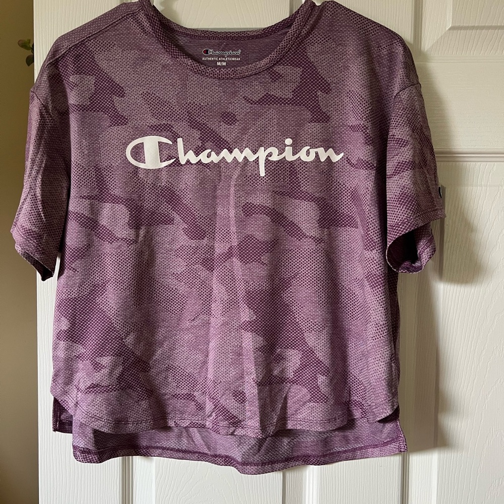 Champion Maroon Athletic Tee